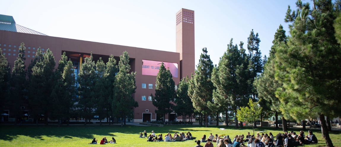 Outside view of dental school building