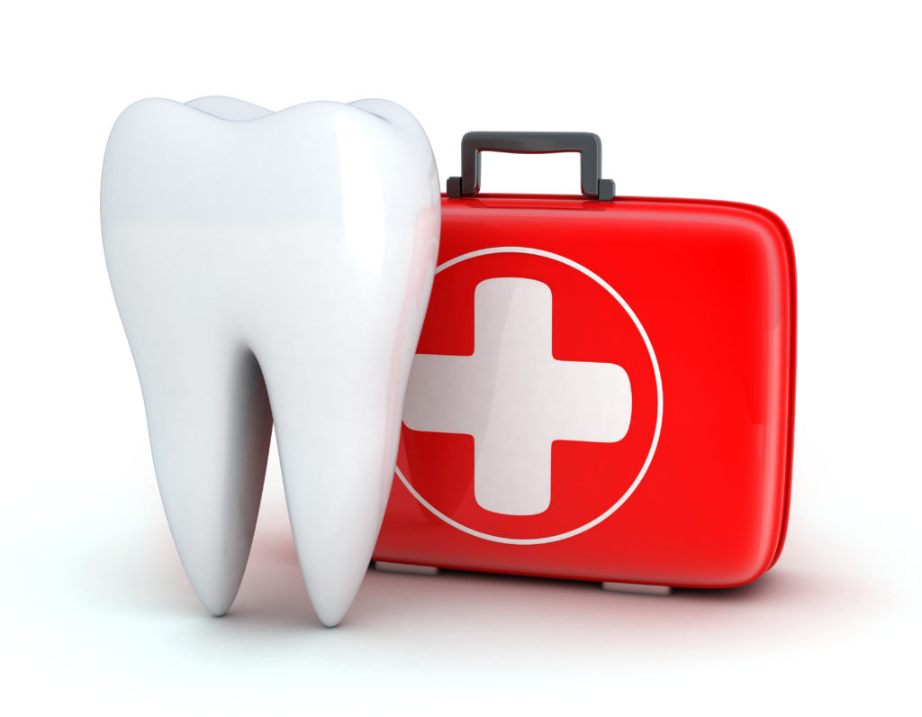 Tooth and medical kit for a dental emergency